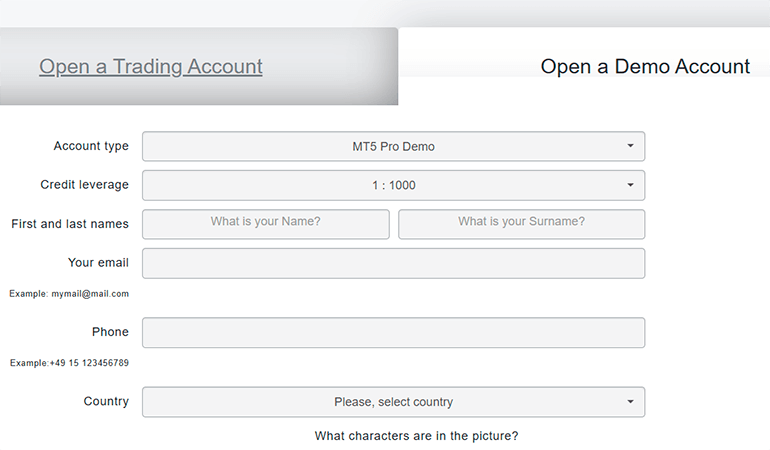 How to open NordFX account